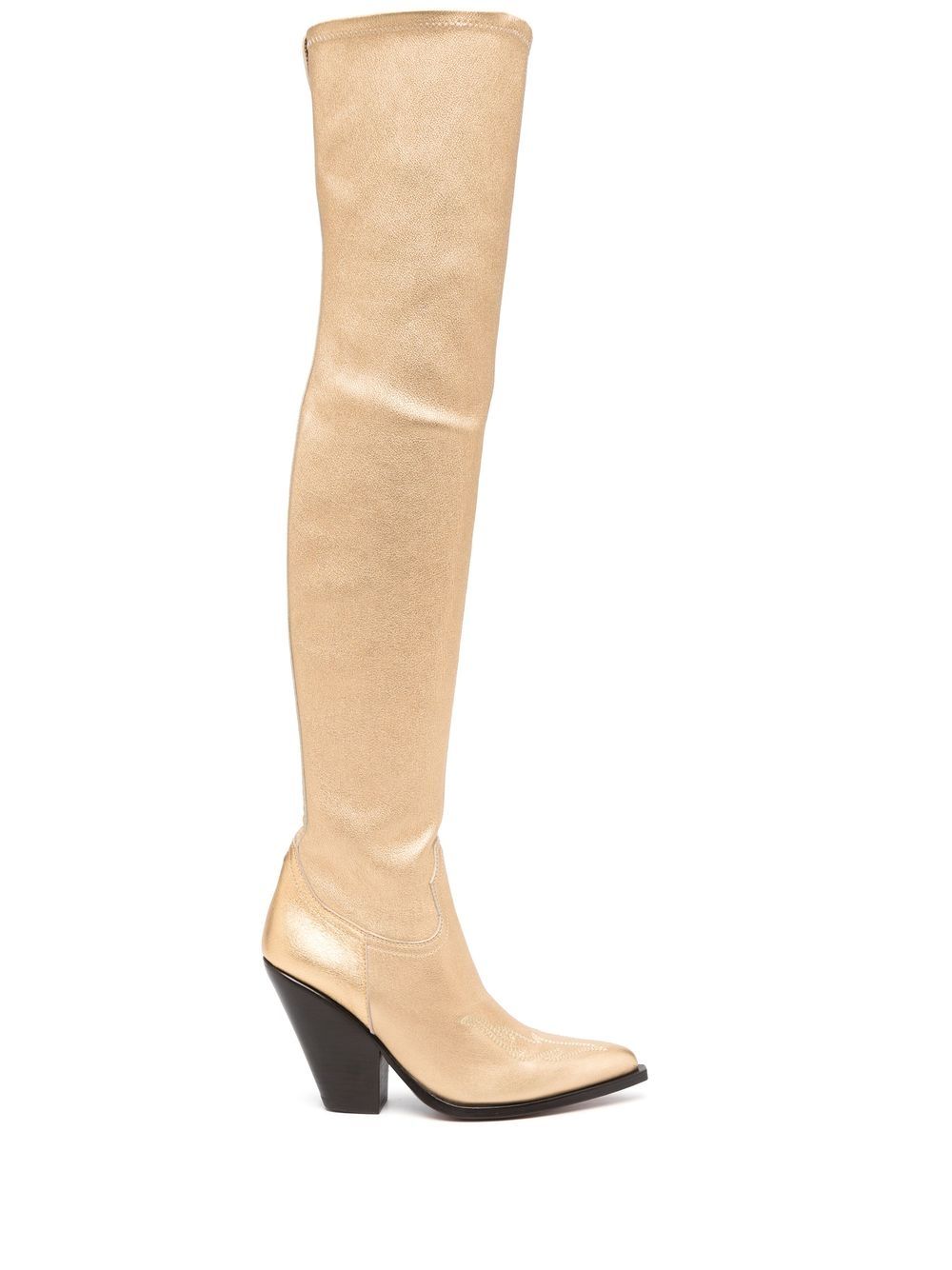Gold Boots for Women - WARDROB
