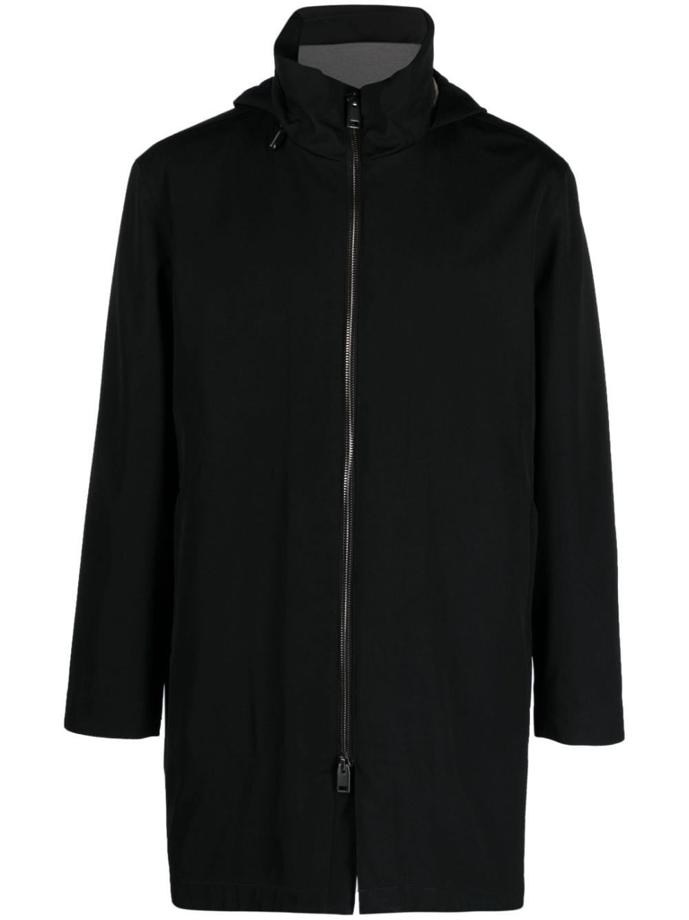 Brioni hooded cashmere-blend parka coat - WARDROB