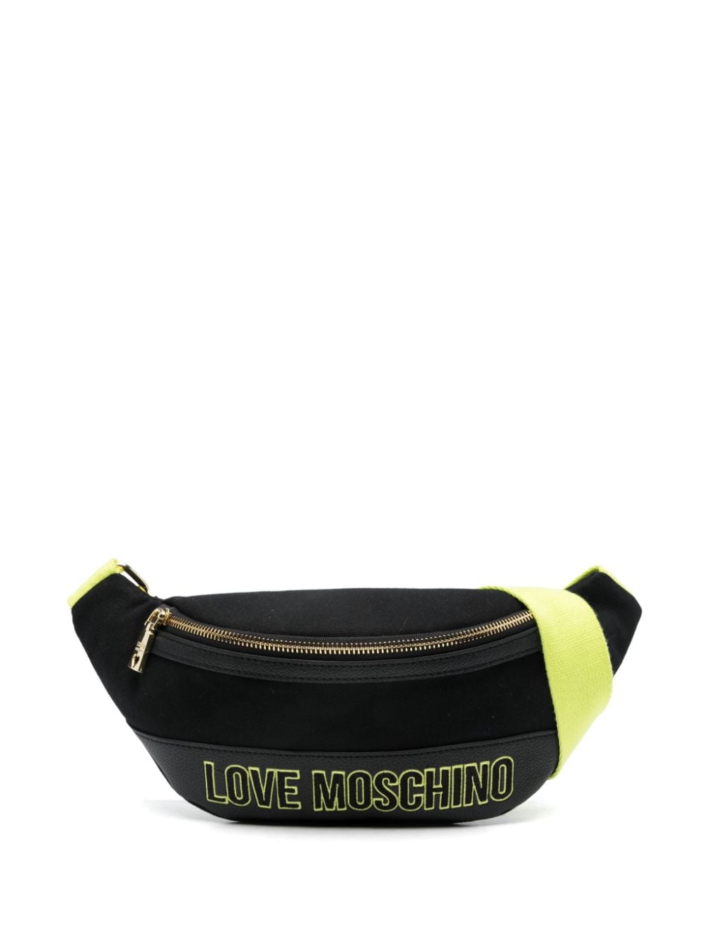 Love Moschino logo-patch belt bag - WARDROB